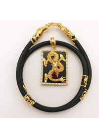 Dây Chuyền Nam Mặt Rồng Mạ Vàng 24k MD53