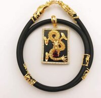 Dây Chuyền Nam Mặt Rồng Mạ Vàng 24k MD53