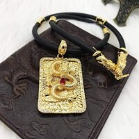 Dây Chuyền Nam Mặt Rồng Vàng Mạ 24k MD54