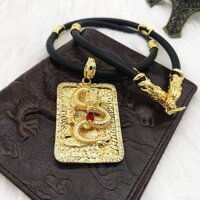 Dây Chuyền Nam Mặt Rồng Vàng Mạ 24k MD54