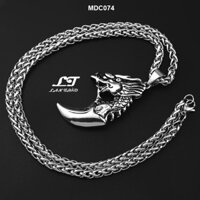 Dây chuyền nam nanh rồng may mắn MDC074 Không đen không gỉ sét