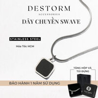 Dây Chuyền Nam Nữ Destorm Swave Necklace, Vòng Cổ Unisex Có Hộp và Túi Đựng Quà Tặng