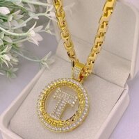 Dây chuyền nam-nữ kèm mặt chữ T có kí hiệu