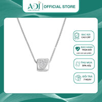 Dây Chuyền Nam Nữ Trang Sức Bạc 925 Adj Đính Đá Cz Sang Trọng Cao Cấp Chiếc Hộp Tình Yêu Sd1618Ad