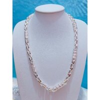 dây chuyền nam ống rồng mạ bạc ta phong cách Việt Nam bền đẹp có kí hiệu