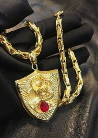 Dây Chuyền Nam Si Vàng 18K - 1