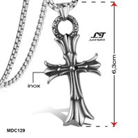 Dây chuyền nam Thánh giá may mắn ver2 MDC129 Không đen không gỉ sét
