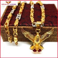 Dây chuyền nam trang sức hợp kim mạ vàng non 18k. thiết kế tinh xảo đẳng cấp - sang trọng