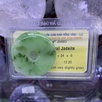 Dây Chuyền Ngọc Bội Đồng Điếu Đá Cẩm Thạch Jadeite Ngọc Phỉ Thúy Phong Thủy Tự Nhiên Kiểm Định - 54903