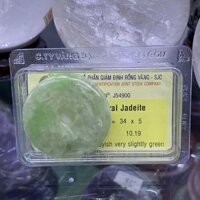 Dây Chuyền Ngọc Bội Đồng Điếu Đá Cẩm Thạch Jadeite Ngọc Phỉ Thúy Phong Thủy Tự Nhiên Kiểm Định - 54900