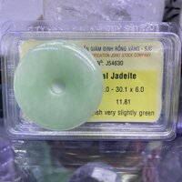 Dây Chuyền Ngọc Bội Đồng Điếu Đá Cẩm Thạch Jadeite Ngọc Phỉ Thúy Phong Thủy Tự Nhiên Kiểm Định - 54630