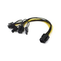 Dây chuyển nguồn 6 pin VGA ra 8 + 8 pin cho VGA (6+2 + 6+2)