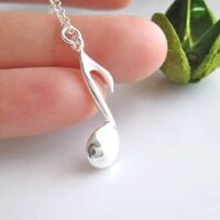 Dây chuyền nốt nhạc bằng bạc