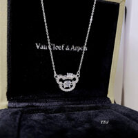 Dây chuyền nữ bạc ta dây gấu mới shop kèm hộp và nước rửa bạc