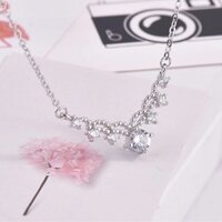 Dây chuyền nữ bạc ta siêu xinh , giá rẻ - Vàng bạc Khải Khải