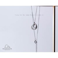 Dây chuyền nữ  bạc  vòng tròn cicle