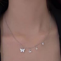 Dây chuyền nữ Bươm Bướm Bạc ta - Vàng Bạc Khải Khải