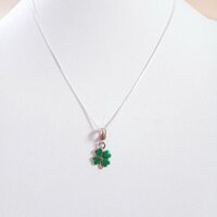 DÂY CHUYỀN NỮ CHARM PANDORA CỎ 4 LÁ MAY MẮN