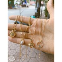 Dây chuyền nữ, dây chuyền bạc ta xi vàng ,bóng sáng lấp lánh nhiều mẫu, bền mầu