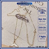 Dây Chuyền Nữ Hình Đuôi Cá Đính Đá Đẹp, Sang Trọng, Lịch Sự - Daan Accessories