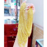 Dây chuyền nữ họng đơn xi vàng chuẩn bạc ta - THU HUONG SILVER