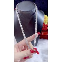 Dây chuyền nữ kiểu xoắn xi trắng cao cấp