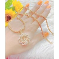 Dây chuyền nữ mạ vàng 18k con công mẫu 01.2406 - Mang đi chơi, đi tiệc rất đẹp