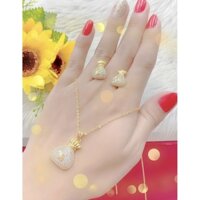 Dây chuyền nữ mạ vàng 18k Mẫu Đồng Tiền 061LL241021 - Bao đổi trả trong vòng 07 ngày