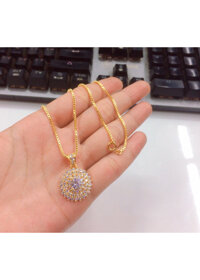 Dây chuyền nữ mạ vàng 18k EKH046AD