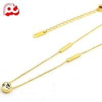 Dây chuyền nữ titan Tròn Xoàn thép không gỉ cao cấp DCNUT101