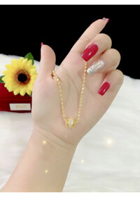 Dây chuyền nữ xi mạ vàng 18k cao cấp EKP630