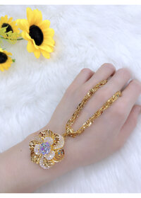Dây chuyền nữ xi mạ vàng 18k EKHM4113AC