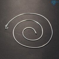Dây chuyền sợi mì vuông bạc nữ DNK0007 Trang Sức TNJ