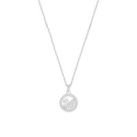Dây Chuyền Swarovski Sparkling Dance Necklace 6040SV Fullbox - Dây Chuyền Thiên Nga Bạc S925