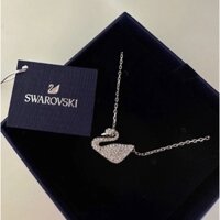 Dây Chuyền Swarovski Swan Pendant, White, Rhodium Plated 5007735 Thiên Nga Mặt Lớn