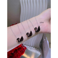 Dây chuyền thiên nga đen đính đá