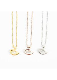 Dây Chuyền Thiên Nga Titan Ko Đen Cao Cấp TT 2078 - 1 Cái - Vàng