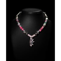 Dây chuyền thời trang Metallic Solder Labradorite Necklace