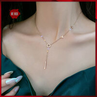 Dây chuyền titan chữ Y chữ Love - Trang sức Bé Heo BHDC260