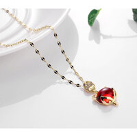 Dây chuyền titan hồ ly đỏ - tình duyên may mắn BHDC190 - Vàng