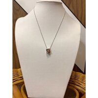 Dây chuyền titan kiểu mặt dây rubik đính xoàn, dây chuyền nữ mẫu trẻ trung