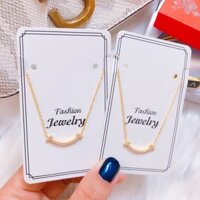 DÂY CHUYỀN TITAN MẶT CƯỜI MÀU VÀNG