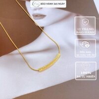 Dây chuyền Titan nữ mạ vàng mặt cá tính độc đáo,được mạ vàng,không đen,Tặng kèm quà xịn sò.
