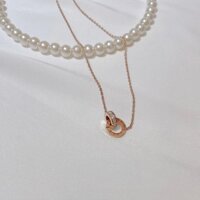 Dây chuyền titan vòng nối