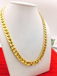 Dây Chuyền Titanium Nam Mạ Vàng 18K Không Đen Không Rỉ  TẶNG LÁ BỒ ĐỀ MAY MẮN TÀI LỘC ĐỂ VÍ ĐIỆN THOẠI