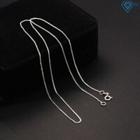 Dây chuyền trơn bạc nữ sợi mì không mặt DNK0002 Trang Sức TNJ