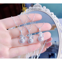 Dây chuyền túi tài lộc BNP bạc ta, Vòng cổ cho nữ