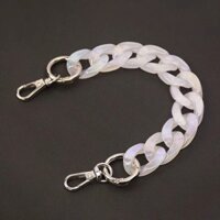 Dây chuyền túi thích hợp Acrylic Dây chuyền ánh sáng đầy màu sắc Dây đeo túi Presbyopic Dây chuyền máy ảnh Polaroid Dây chuyền đeo chéo Túi tự làm phù hợp250302