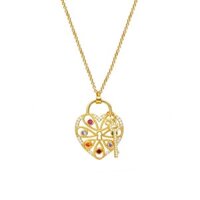 [Dây Chuyền Vàng 18K Nữ] Mặt Trái Tim Phong Cách Hàn -Quà Tặng Valentine Độc Quyền Cao Cấp Không Xỉn