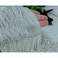 Dây chuyền vẩy rồng trẻ em người lớn dài 42cm bạc ta